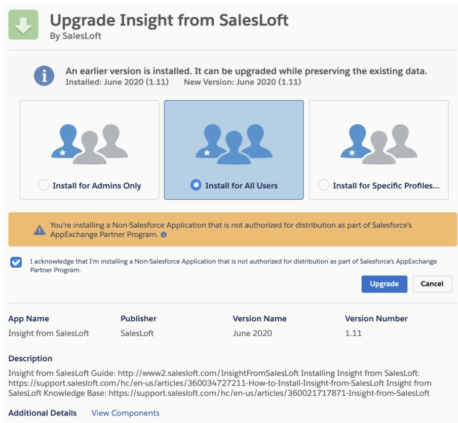 How to Install Insight from Salesloft