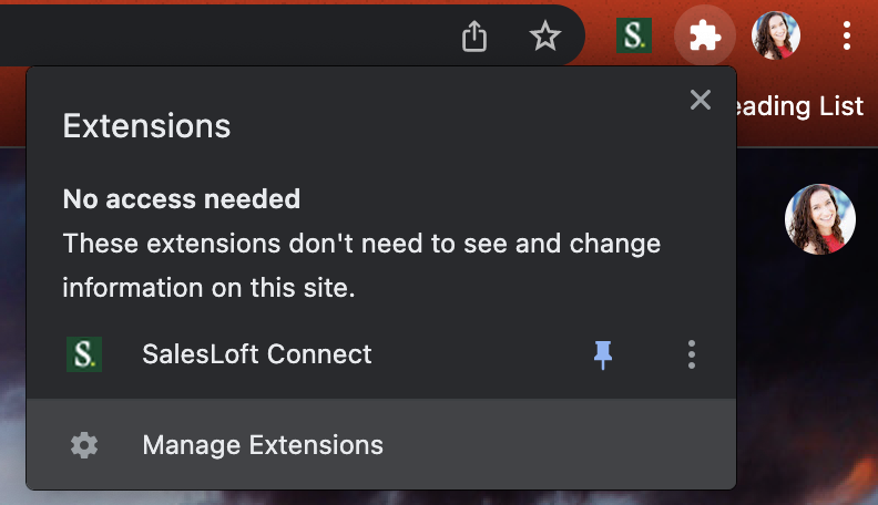 Download the Salesloft Chrome Extension