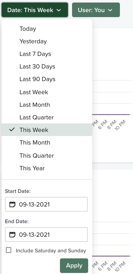 Analytics Filters