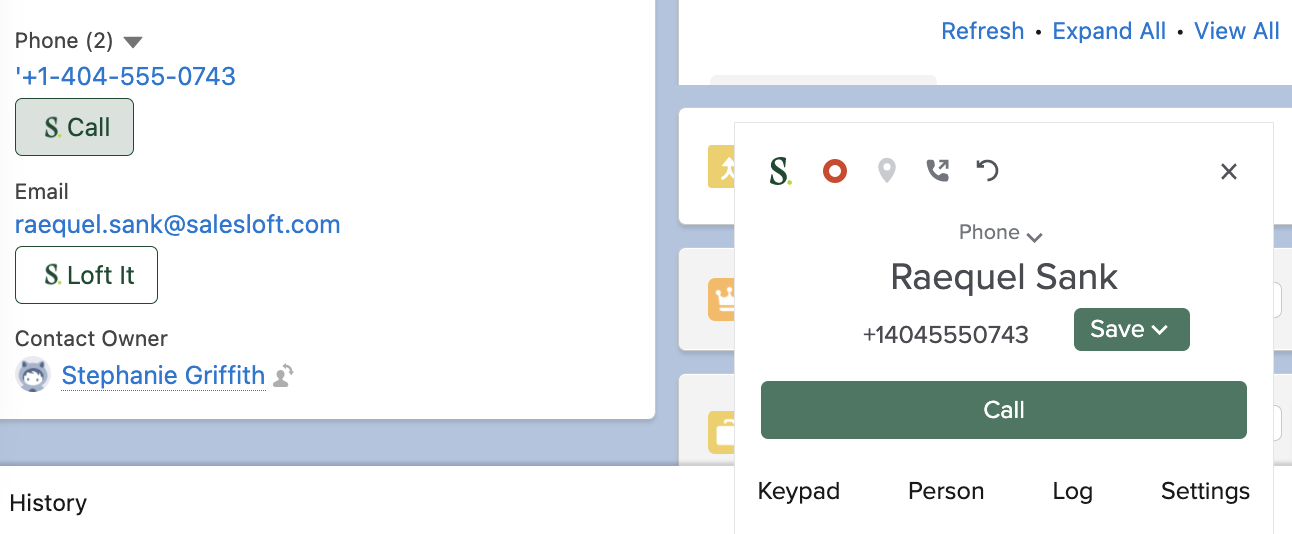 Salesloft Connect for Salesforce