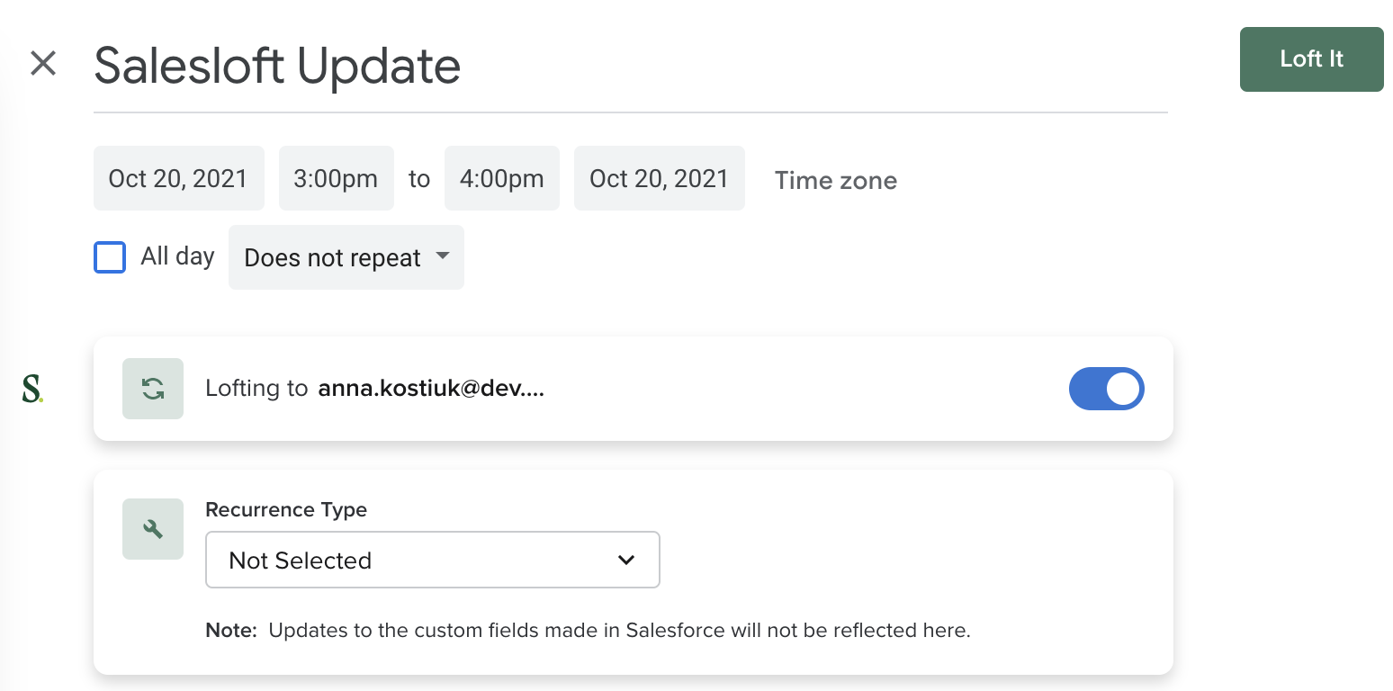 Salesloft Meetings and Your Calendar