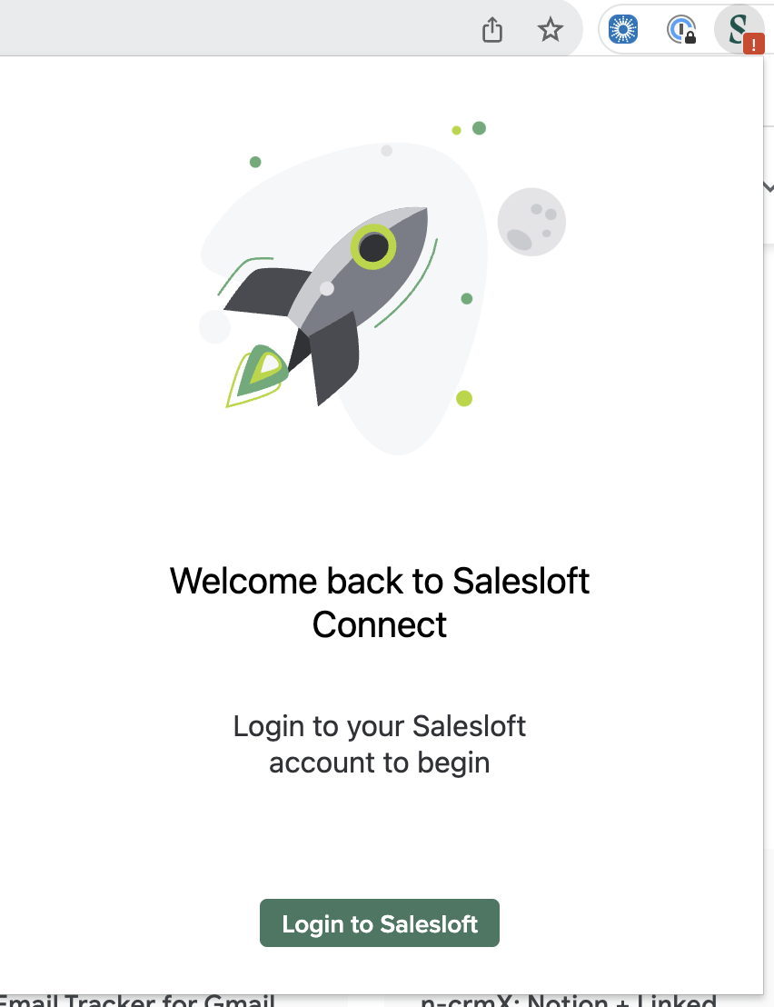 salesloft connect extension