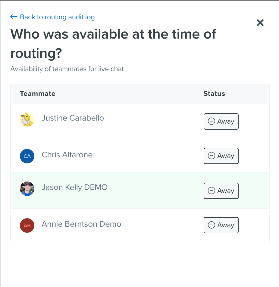 Drift - The Routing Audit Log