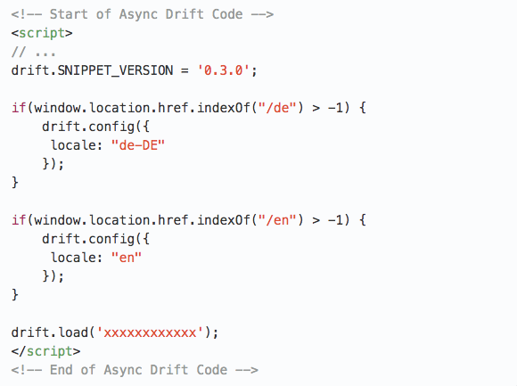Drift - How to Add Custom Language to your Drift Code