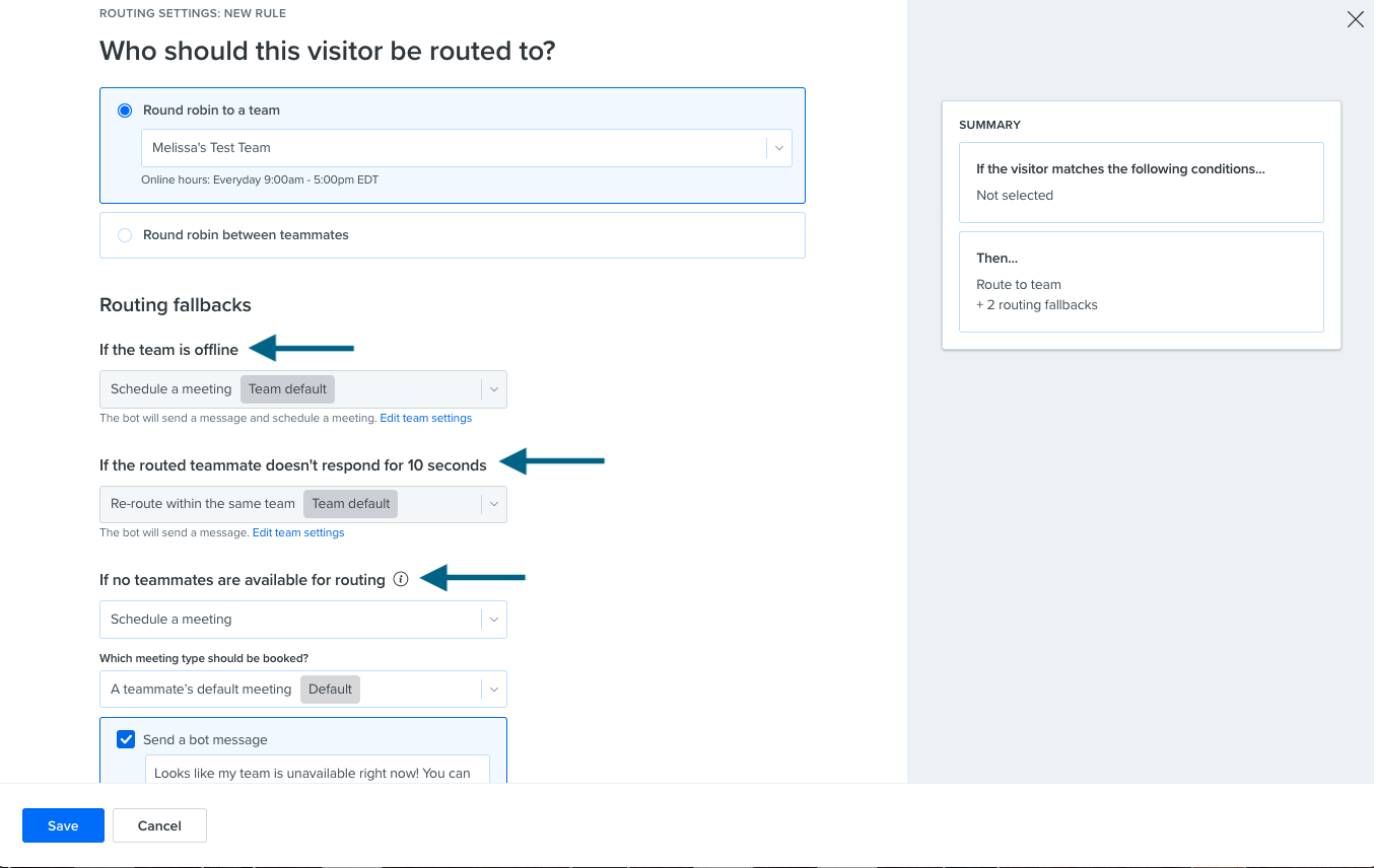 Drift - Routing Fallbacks