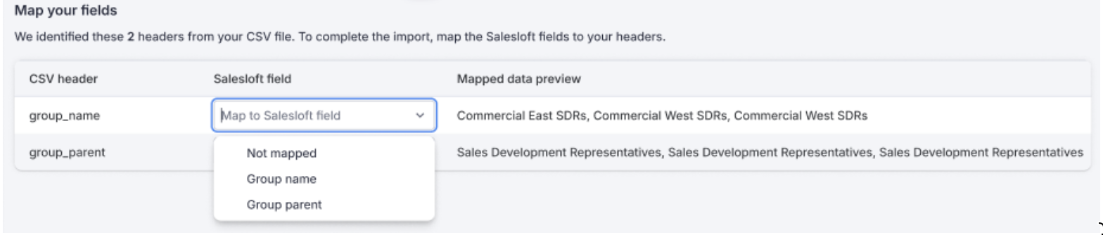 Bulk Import Groups via CSV