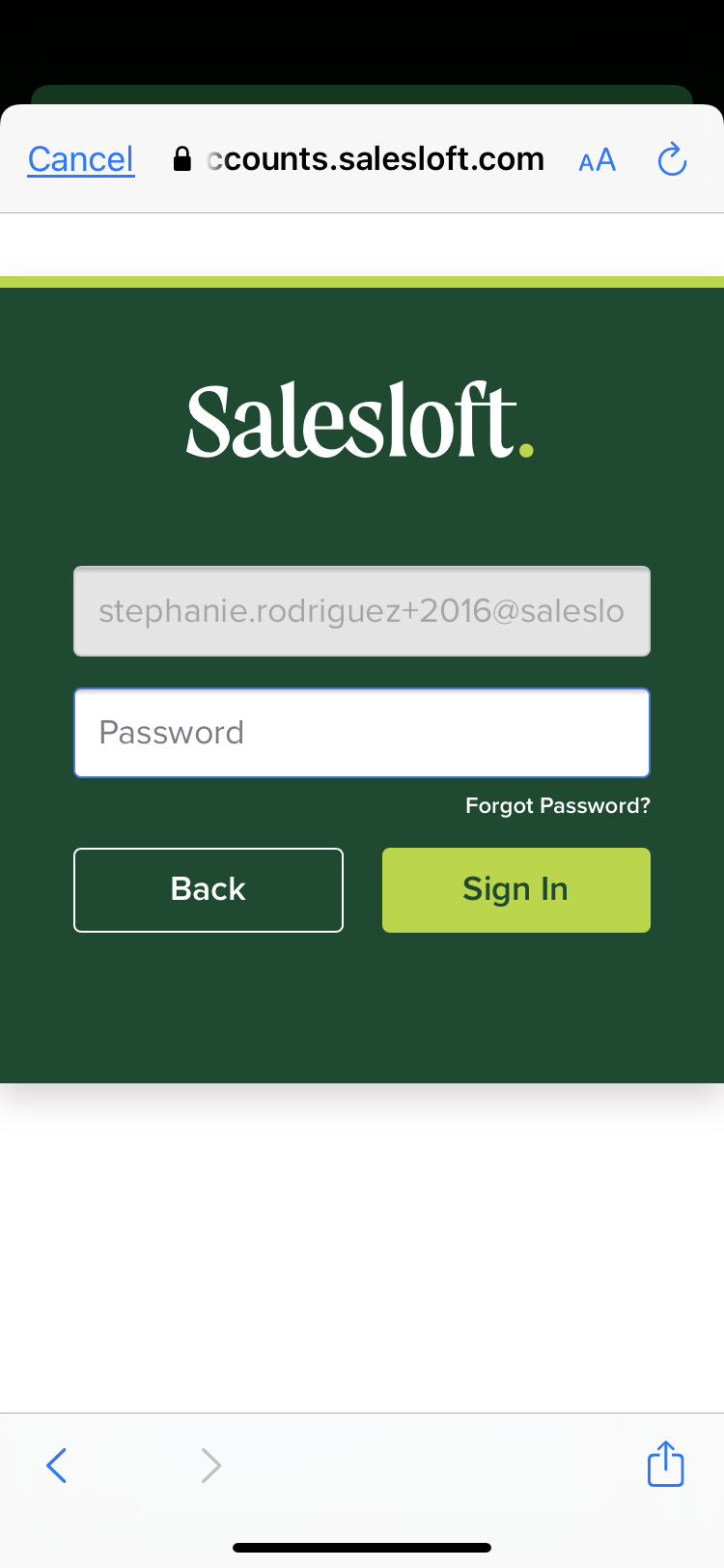 Getting Started with Salesloft Mobile