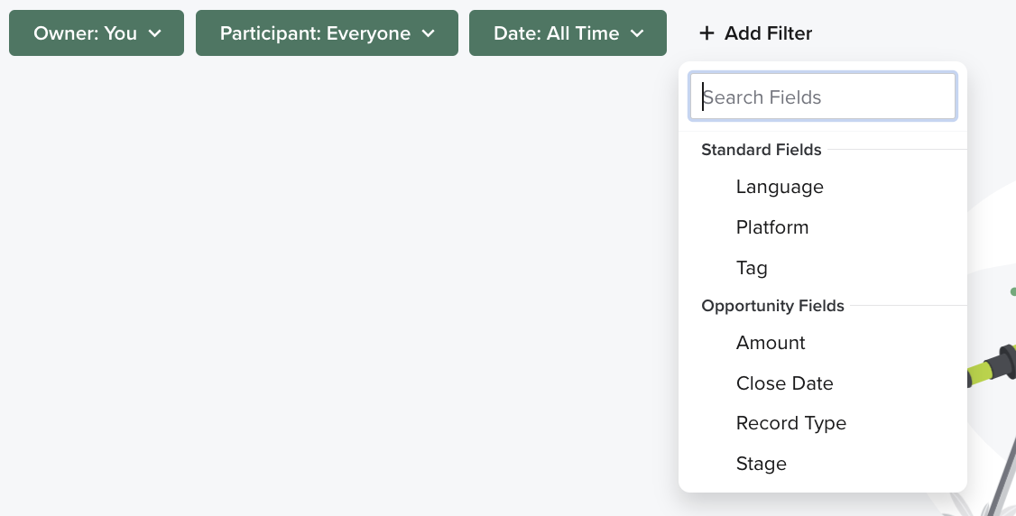 Filter Salesloft Page Views