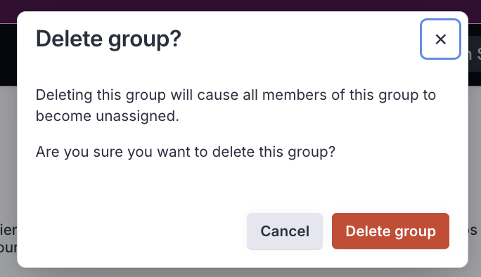 Manage Groups and Hierarchy