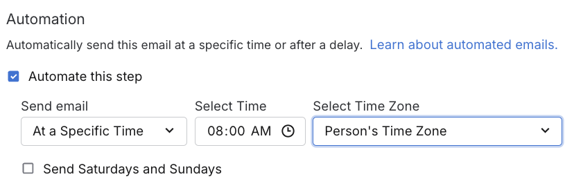 Add an Email Step