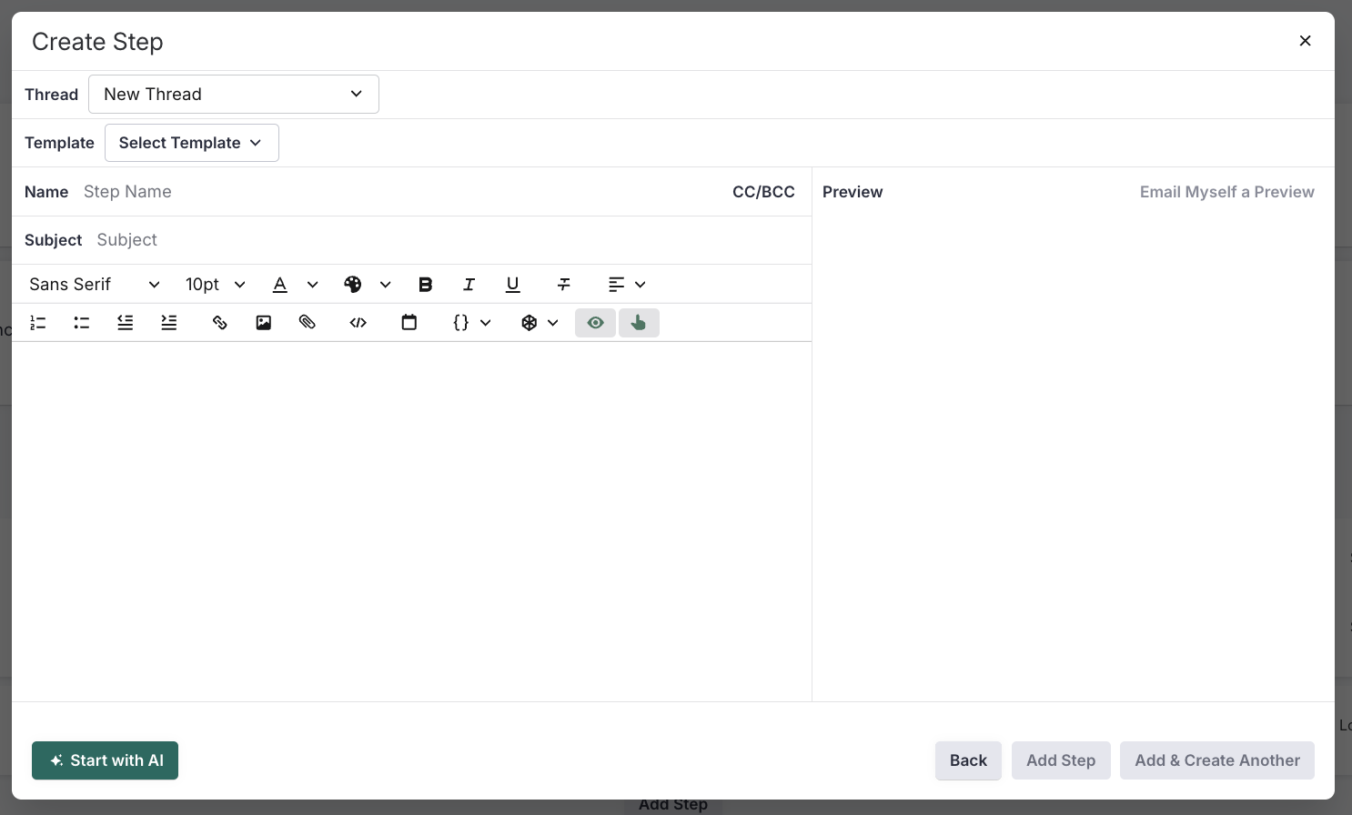 Add an Email Step