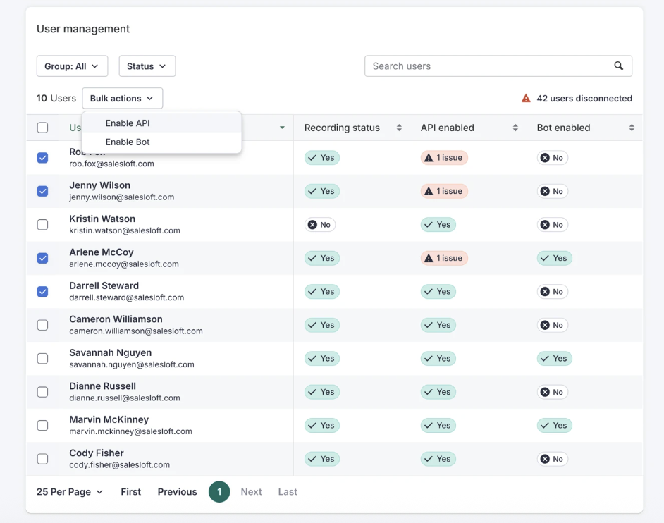 Manage the Microsoft Teams API Integration