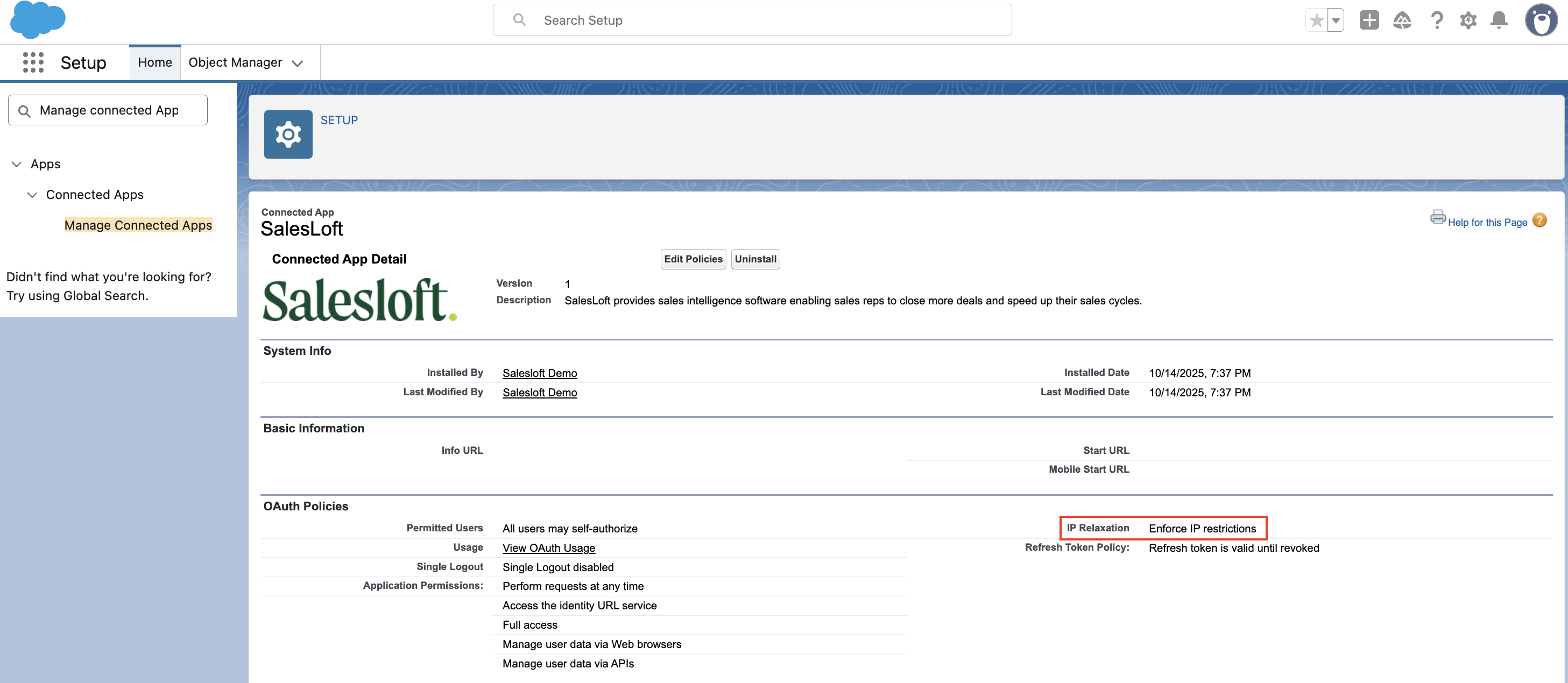 Salesloft Allowlist Domains and Public IP Address