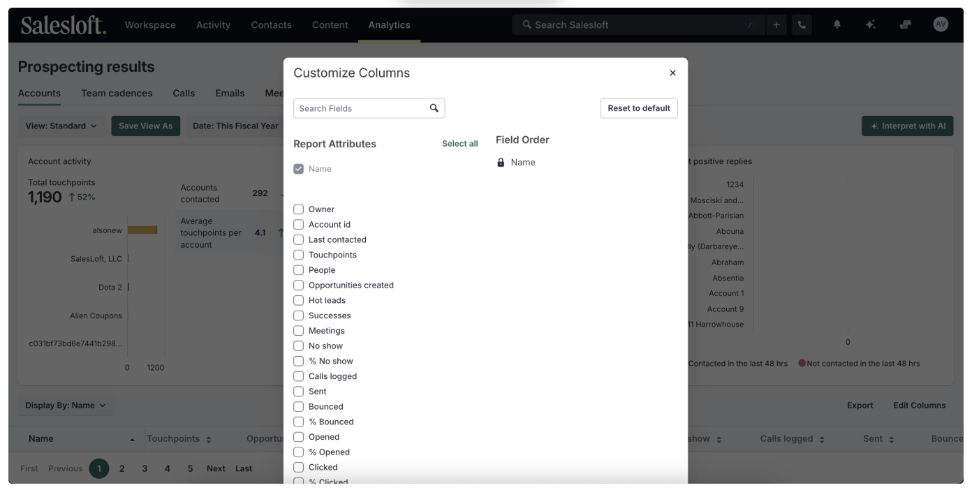 Create Custom Analytics Views