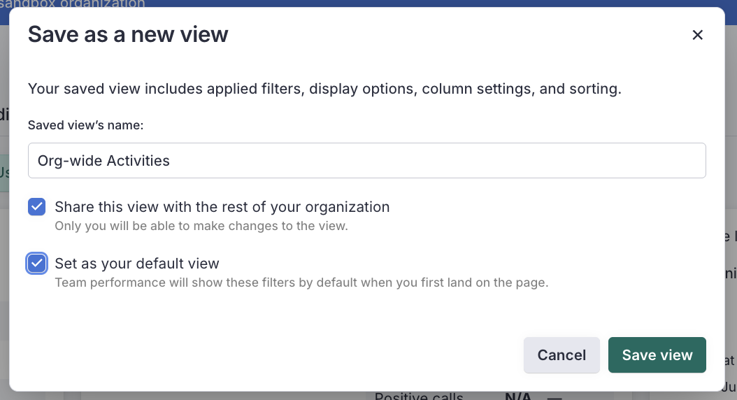 Create Custom Analytics Views