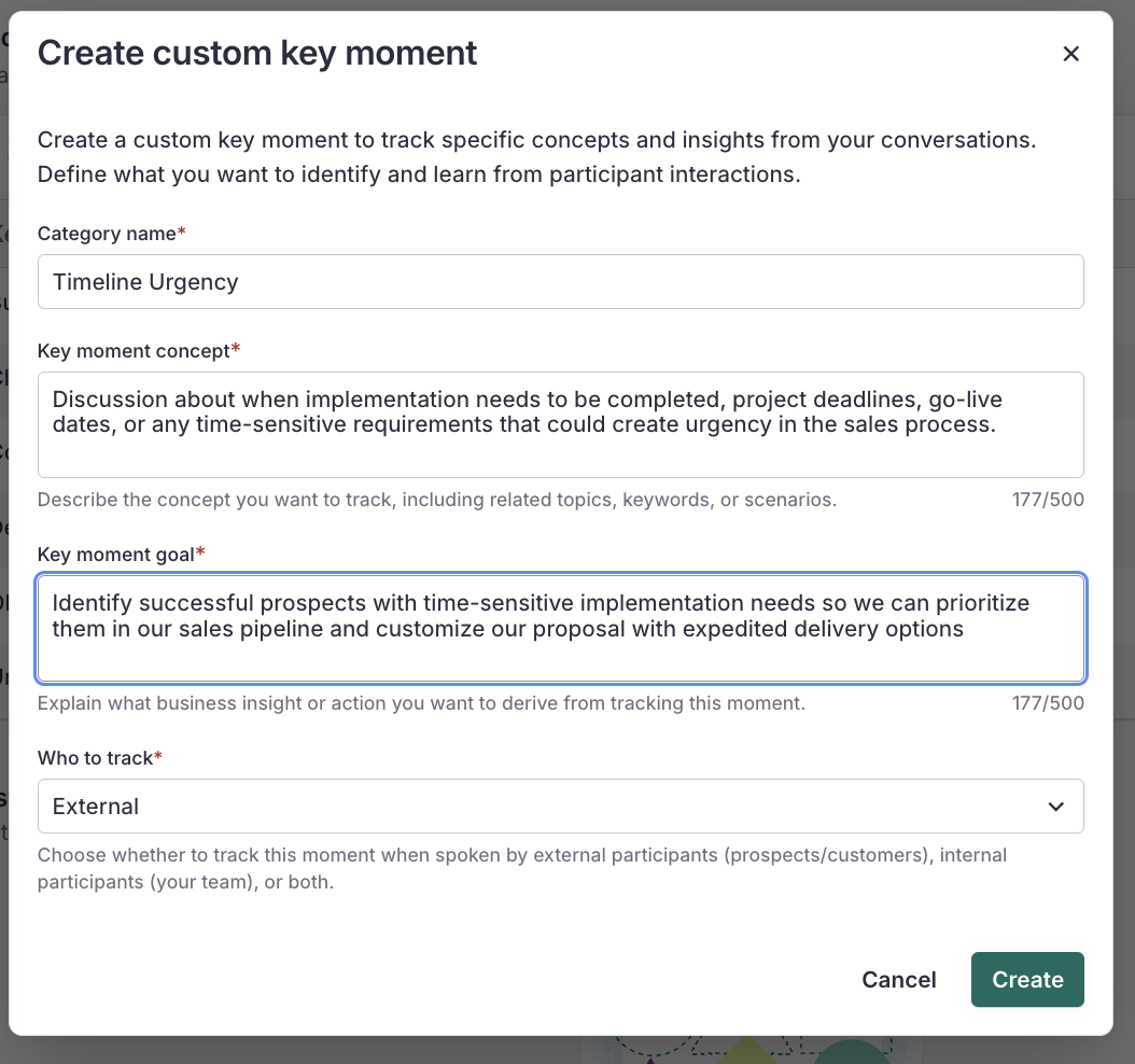 Manage Key Moments