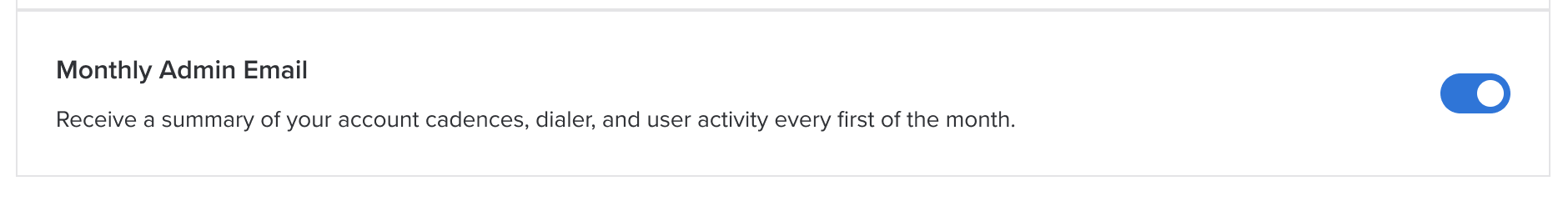 How can I opt out of the Monthly Admin Summary Email. 1.png