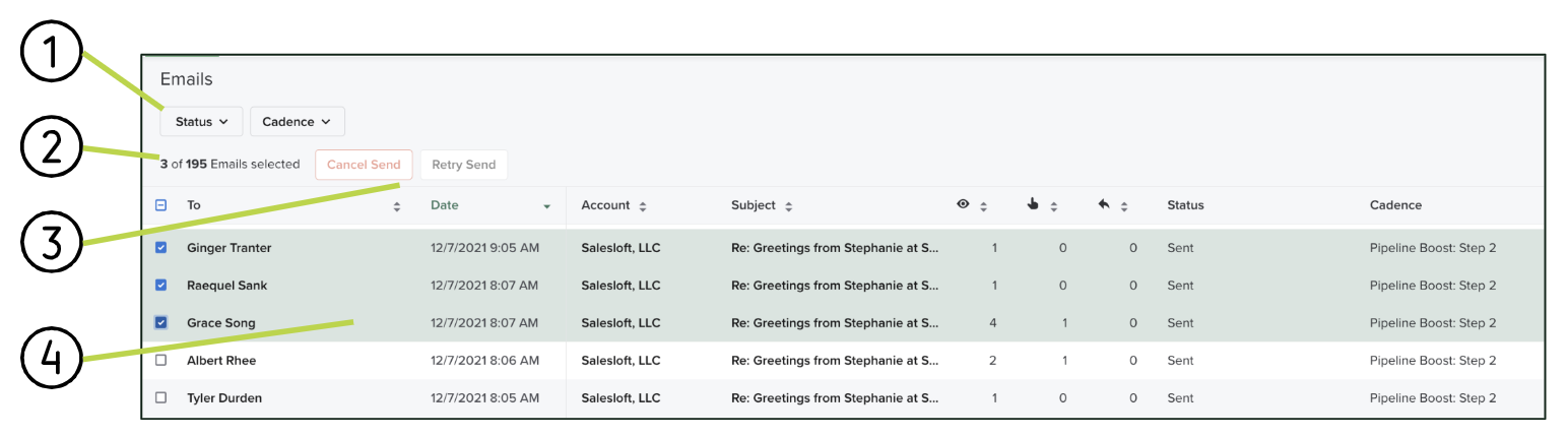 Figure 8: Example: Email Page Layout