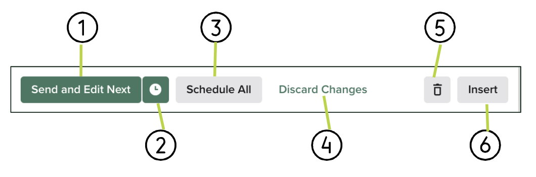 Figure 7: Example: Send Options for a Cadence Email