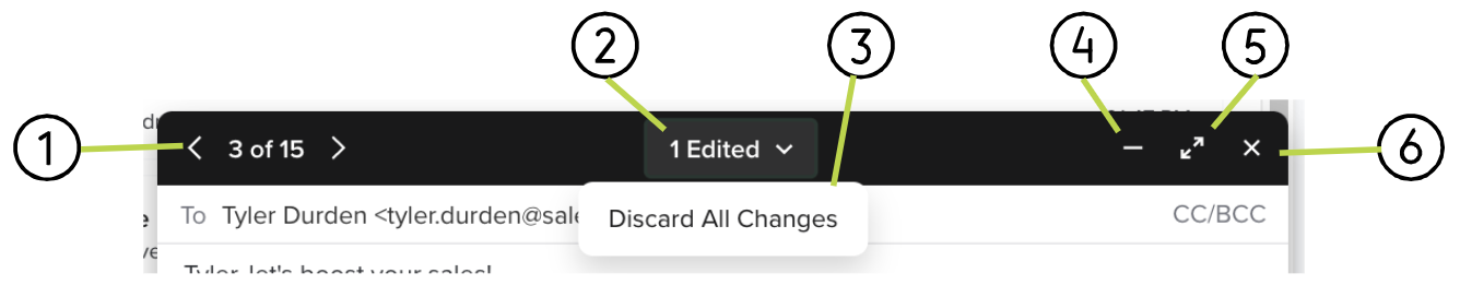 Figure 1: Example: Cadence Email Title Bar